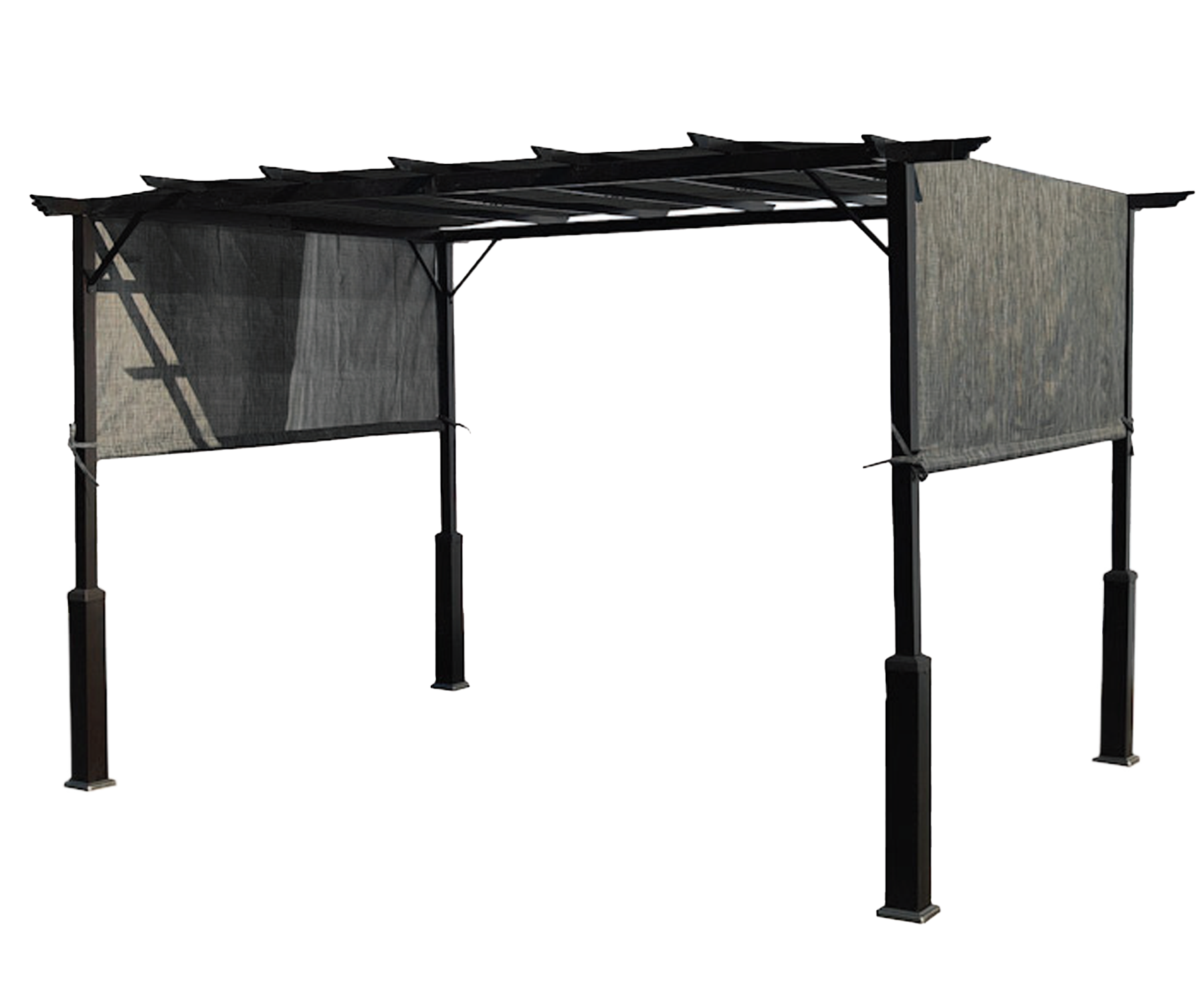 Grey Flat Top Pergola