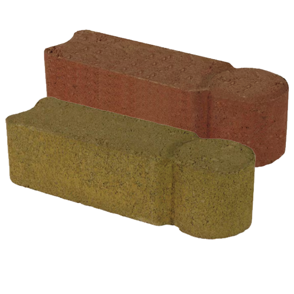 Oldcastle 14200645 Edger, 12 in L, 3-1/2 in H, Concrete, Red
