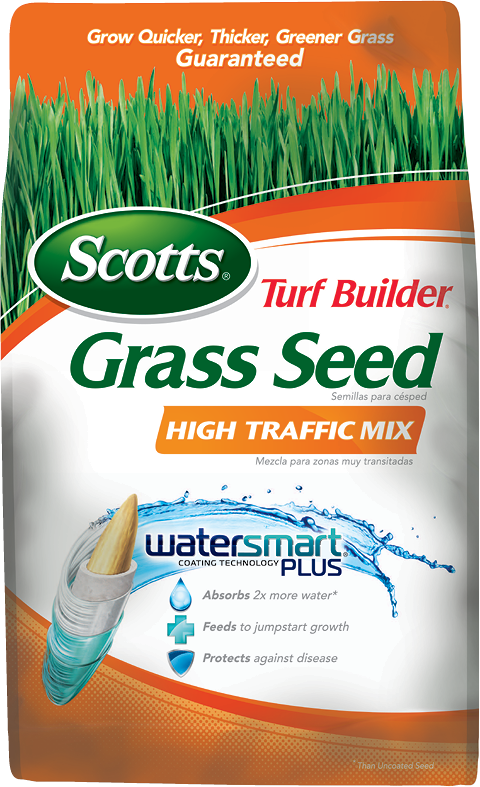 Scotts 18354 High-Traffic Mix Grass Seed, 3 lb Bag