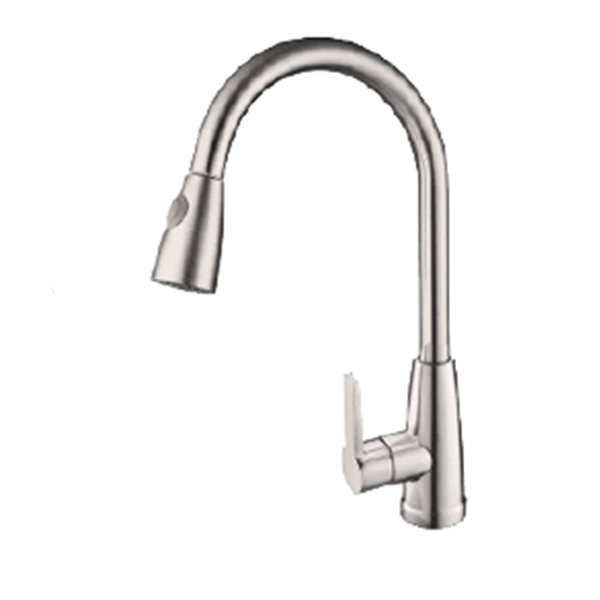 Pull Down Kitchen Faucet - Chrome or Brushed Nickel