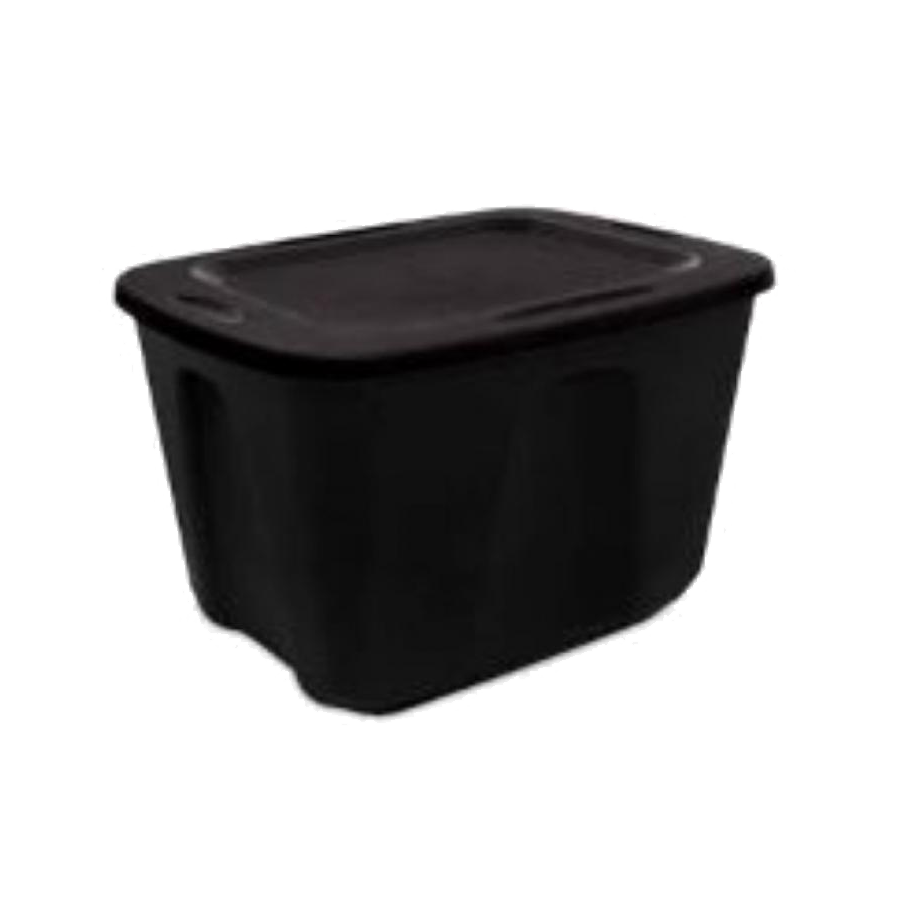 TOTE - 10 GALLON BLACK 93679