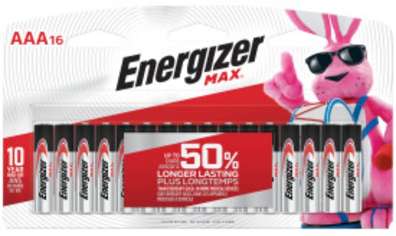 16pk AAA Energizer Alk E92LP-16