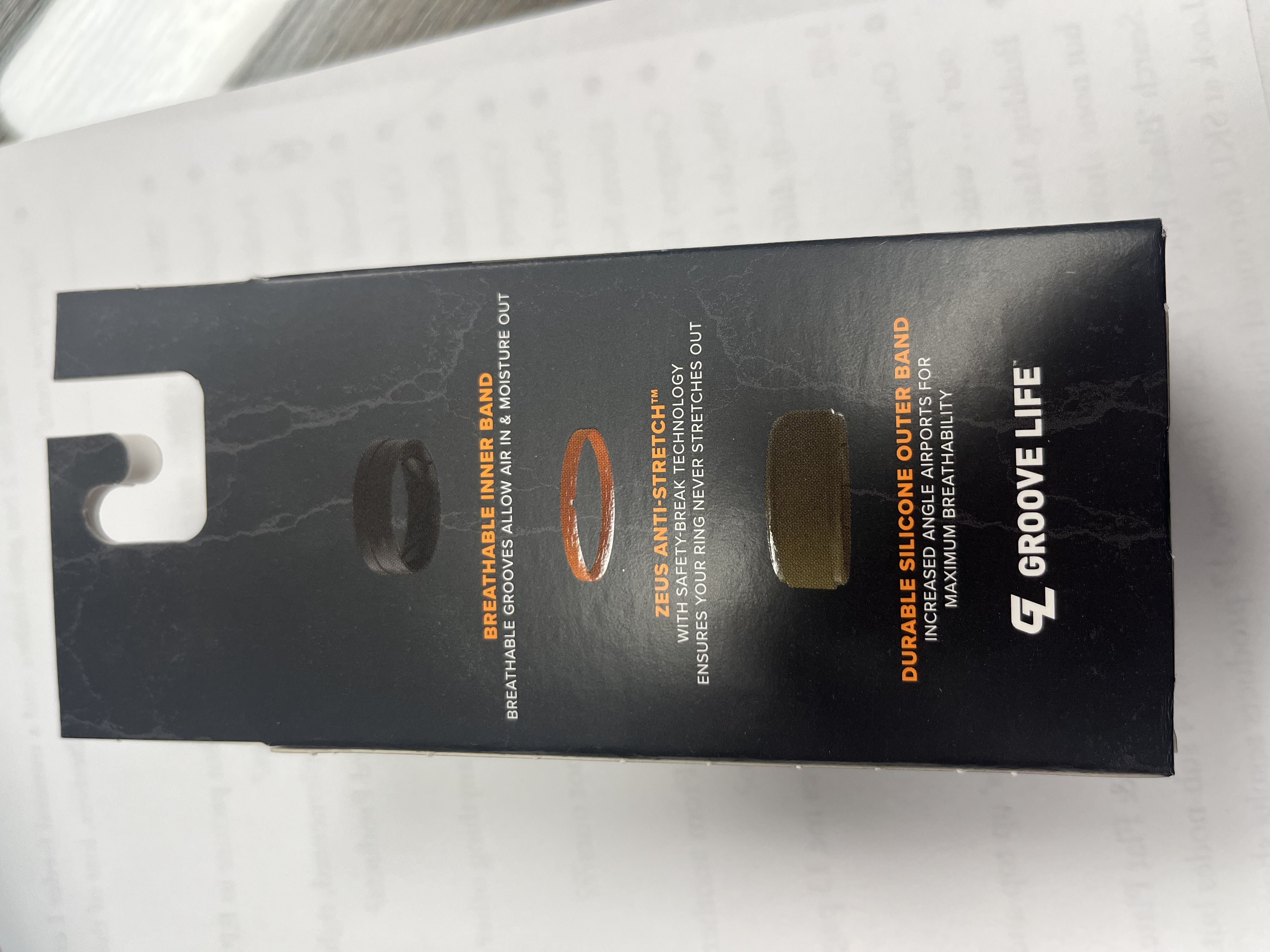 GROOVE LIFE - ZEUS BREATHABLE SILICONE RING - SIZE 12