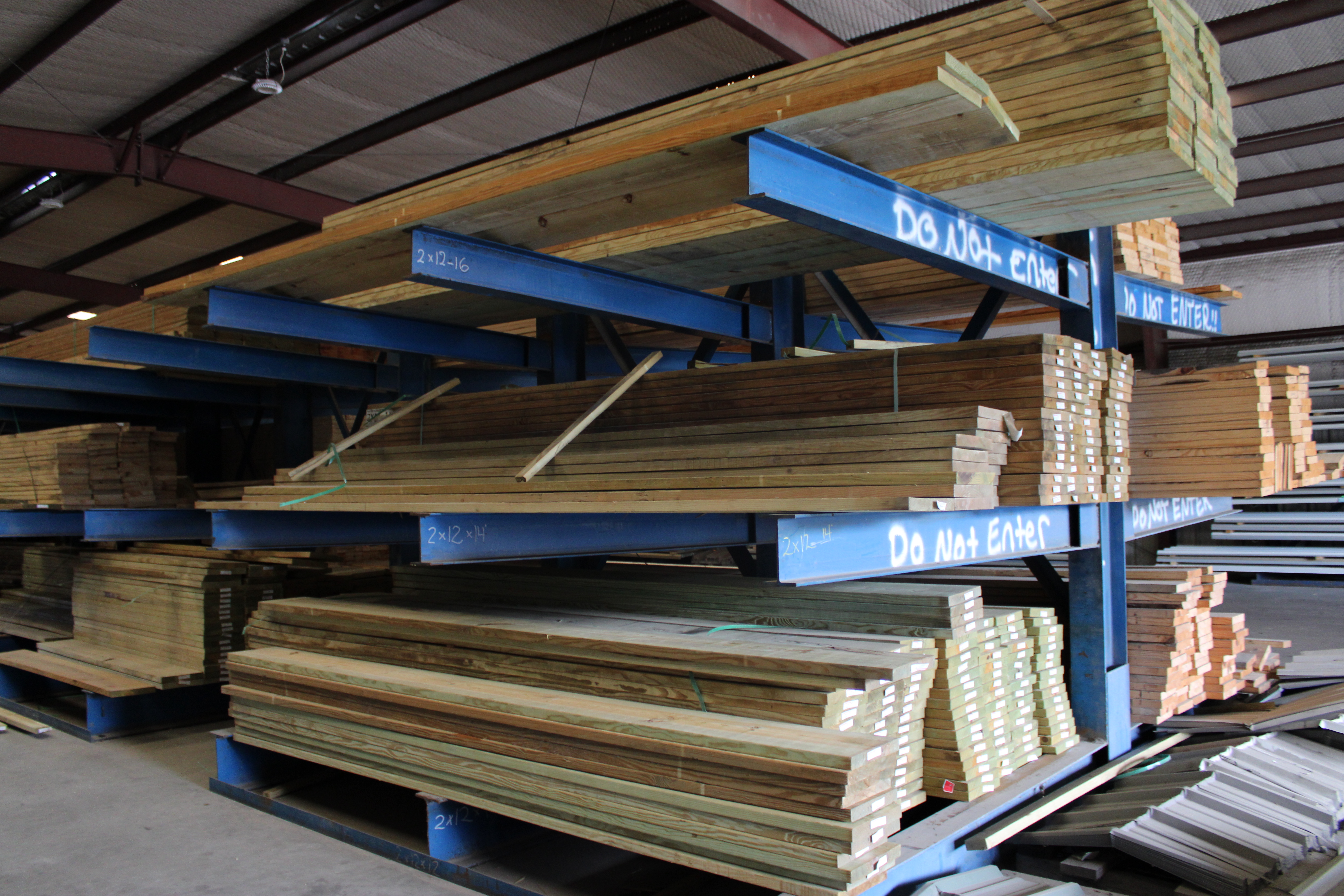 2" x 12" x 20' TREATED WOOD PLANK #2 PRIME (4 UNBARKED EDGES)