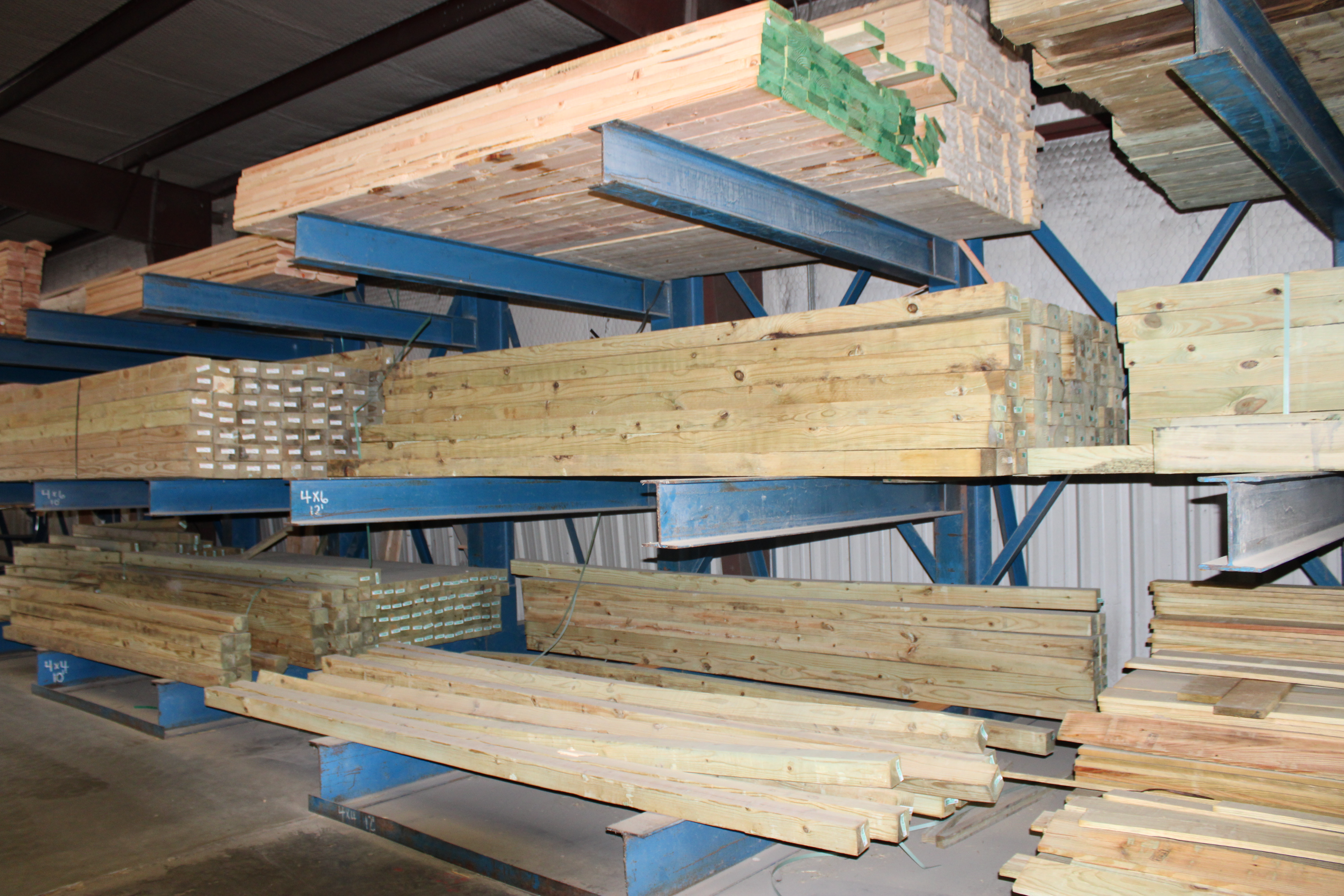 4" x 6" X 8' TREATED WOOD