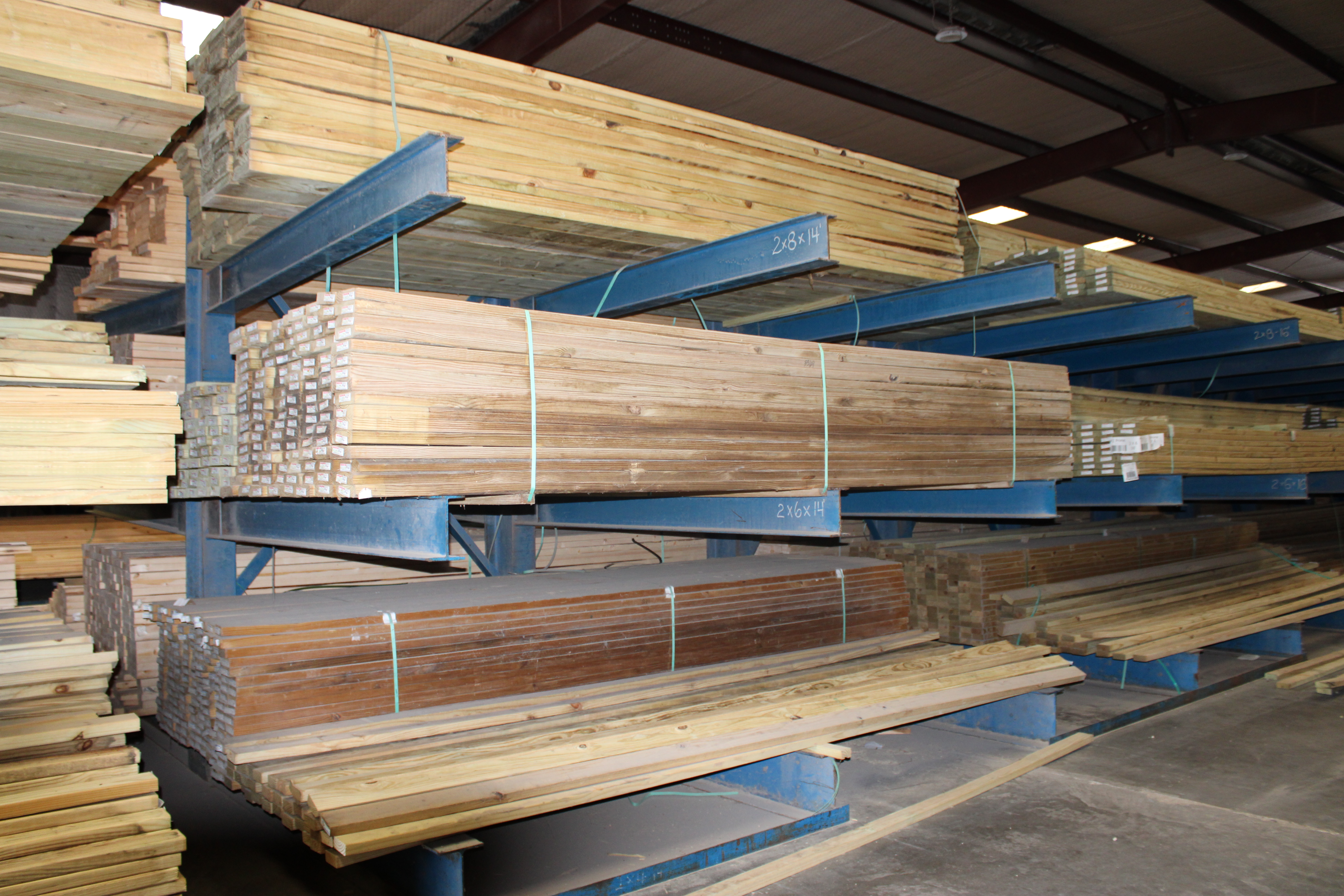 2" x 8" x 14' TREATED WOOD PLANK #1 GRADE
