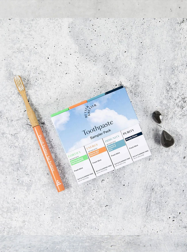Mini Toothpaste & Brush Set