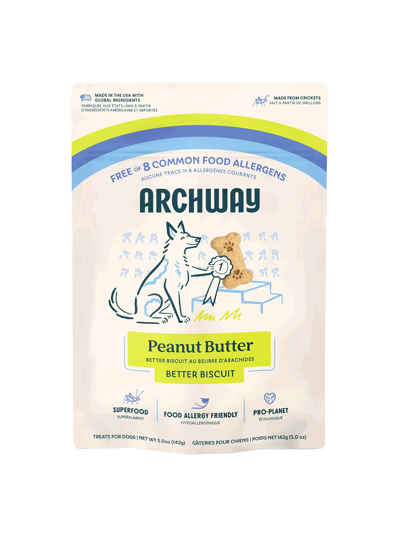 Cricket Peanut Butter Better Biscuit Dog Treats