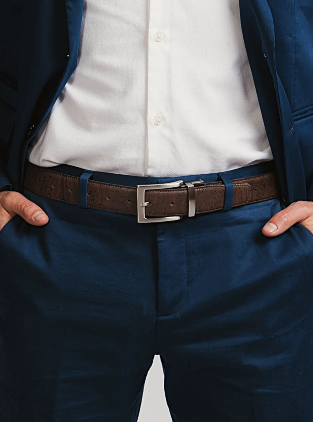 Cork Reversible Men's Belt