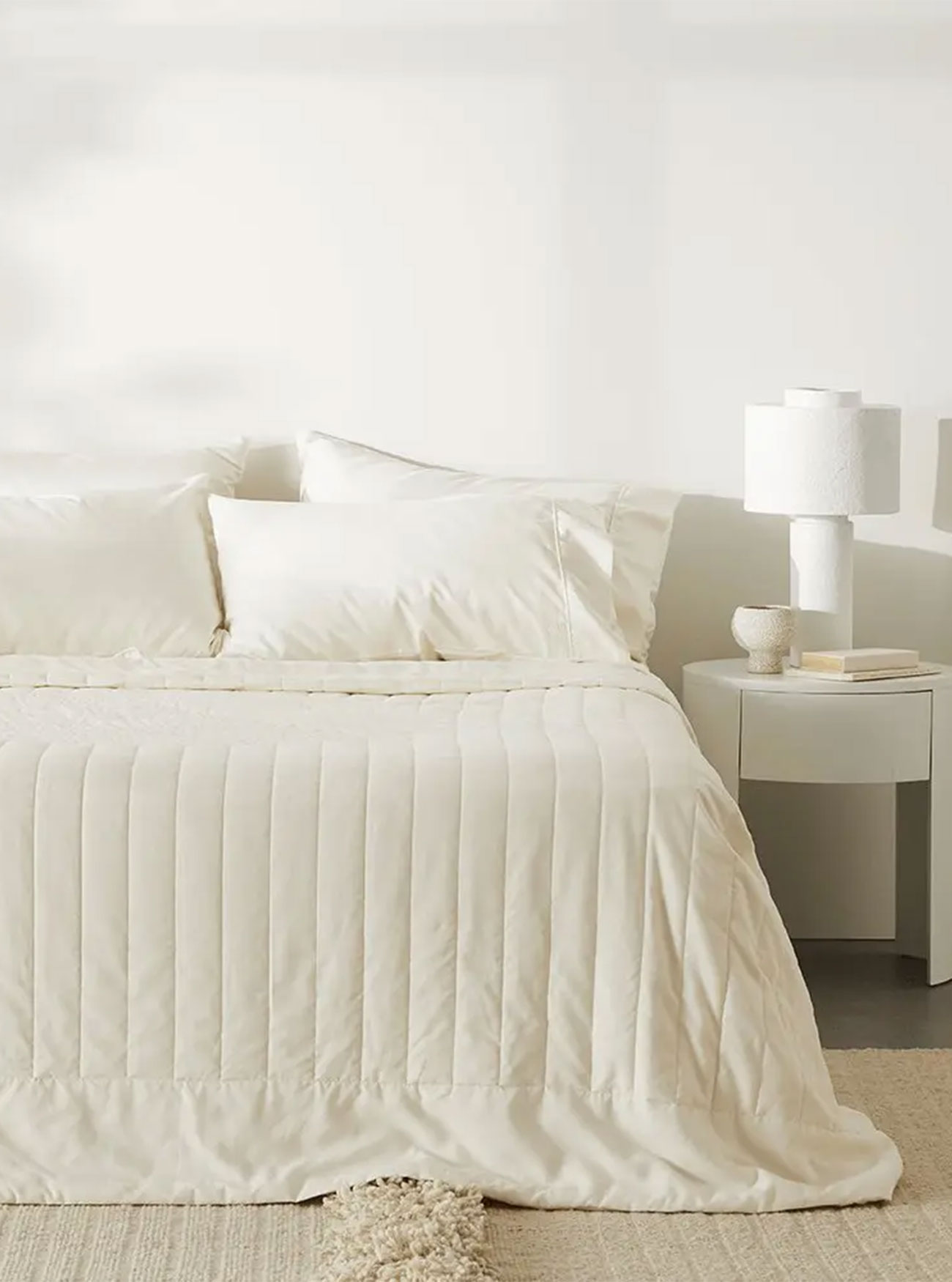 CleanBamboo Hemp™ Linen+ Quilted Coverlet