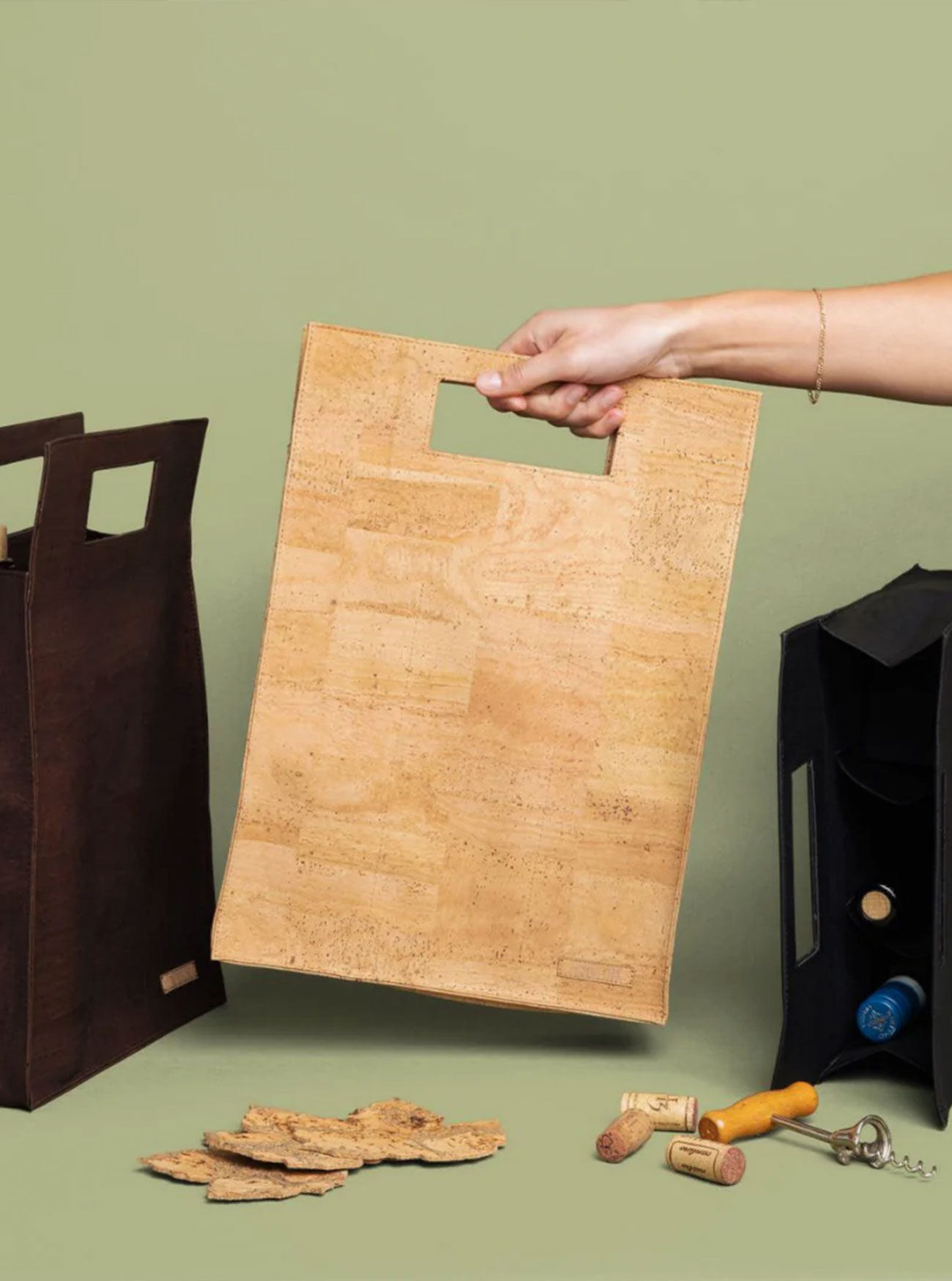 Sommelier 3 Wine Tote Bag